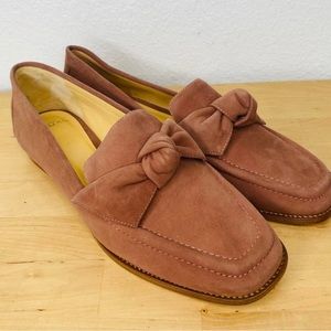 COPY - Alexandre Birman pink suede loafers